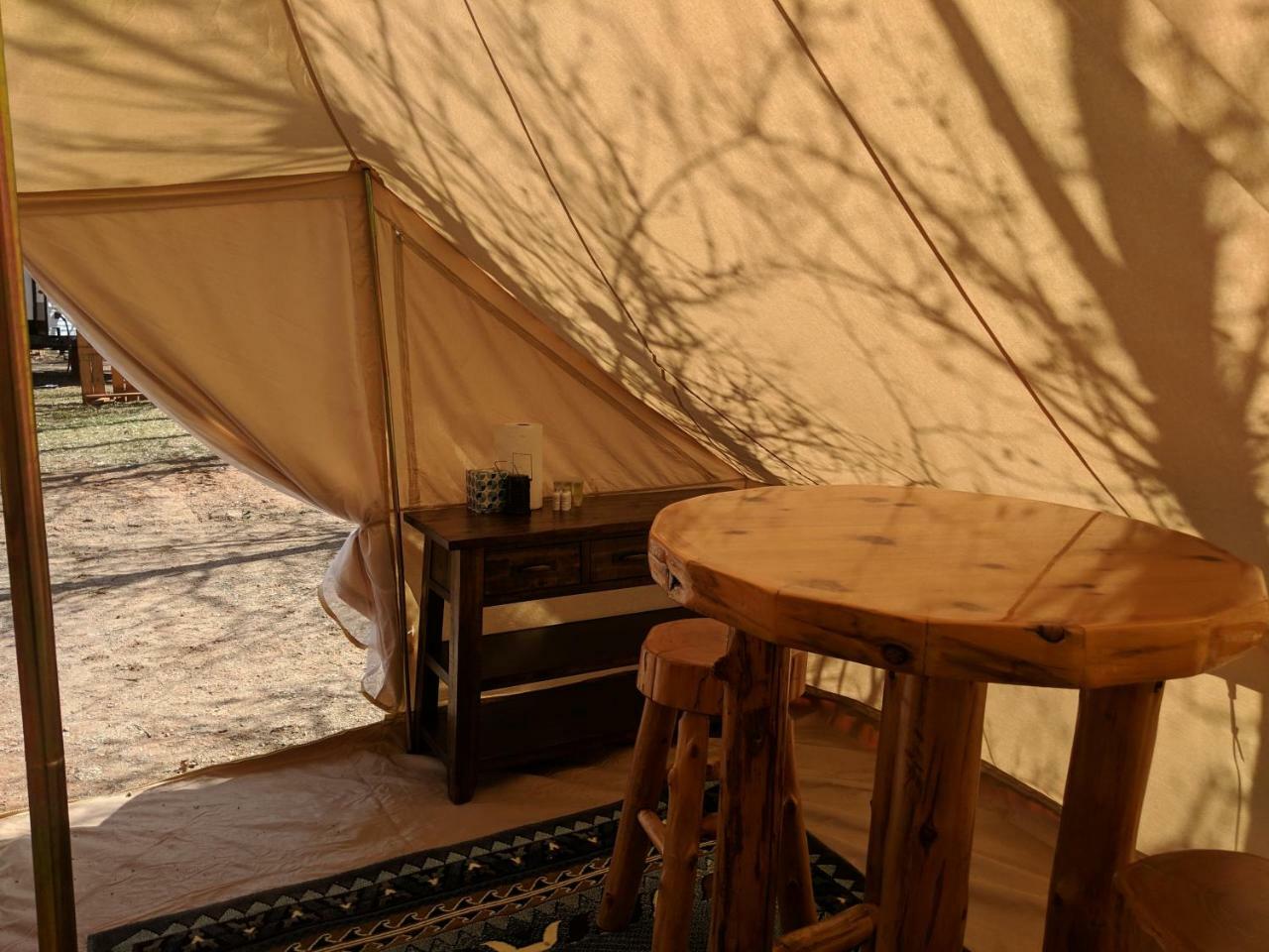 Funstays Glamping Setup Tent In Rv Park #6 Ok-T6 Moab Exterior foto